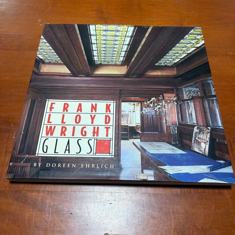 Vintage Design Architecture Frank Lloyd Wright Glass by Doreen Ehrlich